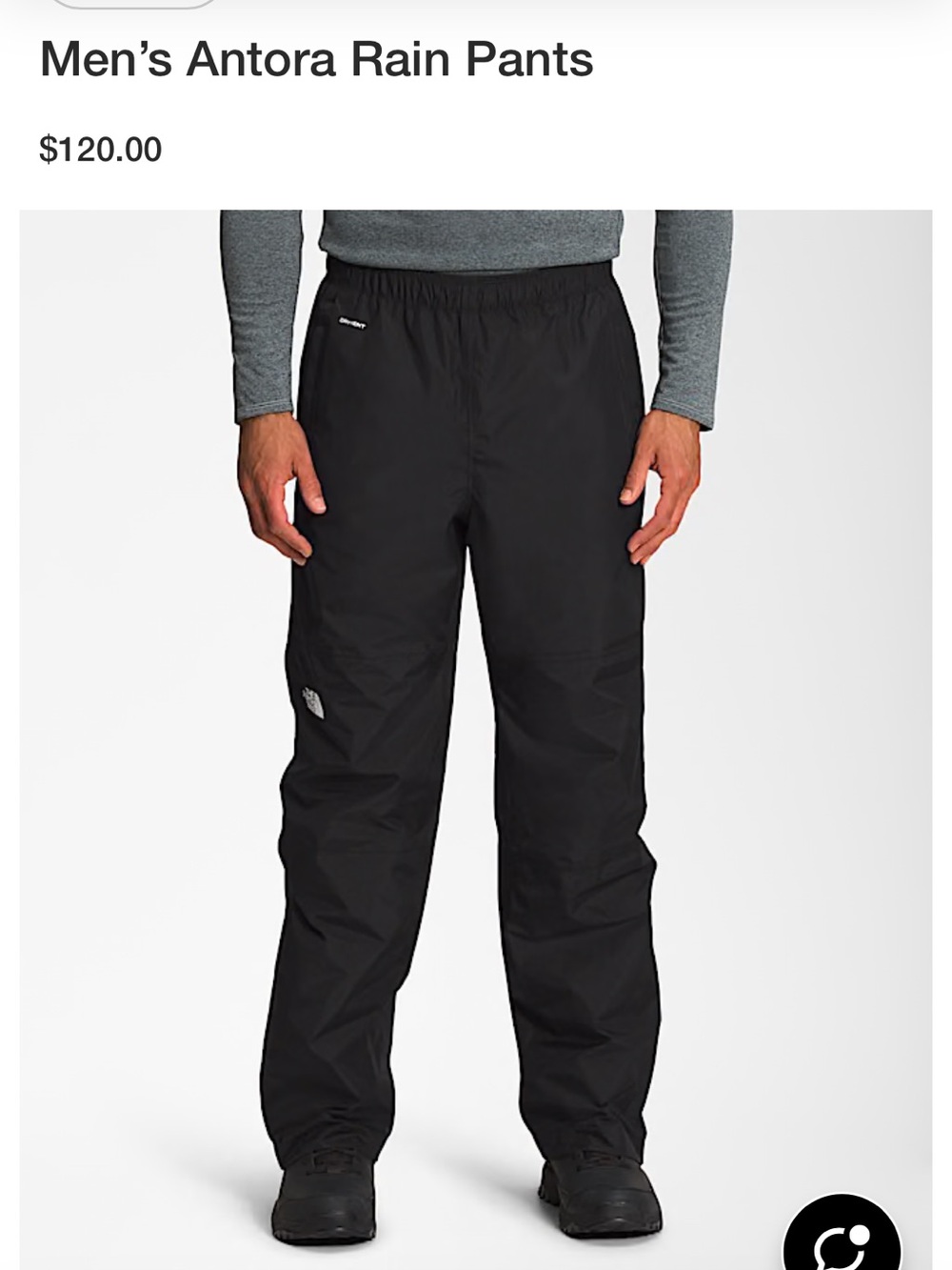 The North Face Men's Antora Rain Pants
